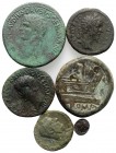 Mixed lot of 6 AR and Æ Greek and Roman coins, to be catalog. Lot sold as is, no return