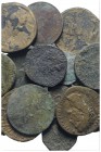 Mixed lot of 28 Æ coins, including Greek, Roman and Modern, to be catalog. Lot sold as is, no return