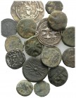 Mixed lot of 16 coins, including Greek, Medieval and Modern, to be catalog. Lot sold as is, no return
