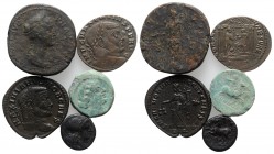 Lot of 5 Roman Republican and Roman Imperial Æ coins, to be catalog. Lot sold as is, no return