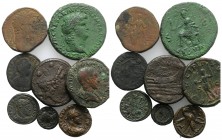 Lot of 8 Roman Republican (1), Roman Provincial (1) and Roman Imperial (4) Æ coins, to be catalog. Lot sold as is, no return