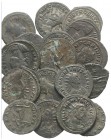 Lot of 17 Roman AR Antoninianii, to be catalog. Lot sold as is, no return