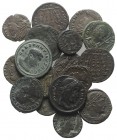 Lot of 17 Late Roman Imperial Æ coins, to be catalog. Lot sold as is, no return