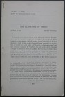 Houghton A., The Elephants of Nisibis. Estratto da "ANSMN 31" (1986), The American Numismatic Society. 17pp., 4 tavole B/N, testo inglese. Buone condi...