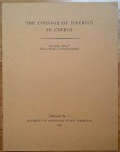 Grant M., The Coinage of Tiberius in Cyprus. Publication no. 1, University of Melbourne, Cyprus Expedition, 1957. Brossura ed., pp. 6, tav.1 b/n . Buo...