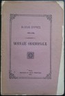 Blocus D'Ypres 1583-1584 - Monnaie Obisionale. Ypres 1872. Brossura editoriale, 16pp., lingua francese. Copertina danneggiata