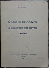 CIFERRI R. - Saggio di Bibliografia Numismatica Medioevale Italiana. Pavia, 1961. pp. 498.