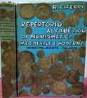 CIFERRI R. - Repertorio Alfabetico di Numismatica Medioevale e Moderna Principalmente Italiana. Pavia, 1963.