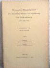 171 JAEGER K. - Die neueren Münzprägungen der deutschen Staaten vor Einführung der Reichswährung. (etwa 1806-1873). Heft 2: ANHALT - BADEN. Basel, 195...