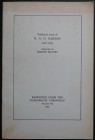 Bland R., Published work of R.A.G. Carson 1947-1981. Estratto da "Numismatic Chronicle" Volume 142, 1982. Brossura editoriale, 18pp., testo inglese. B...