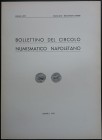 Bollettino del Circolo Numismatico Napoletano. Anno LVII, Napoli, Gennaio-Dicembre 1972. Brossura editoriale, 66pp., foto B/N, 7 articoli. Ottime cond...
