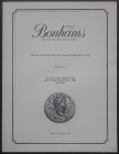 Bonhams in association with V.C. Vcchi & Sons. Sale No. 5. Greek, Roman Medieval and Modern Coins. Londra, 19-20 Marzo 1981. Brossura editoriale, 785 ...