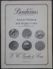 Bonhams in association with V.C. Vcchi & Sons. Sale No. 8. Ancient, Medieval and Modern Coins. Londra, 11-12 Ottobre 1982. Brossura editoriale, 1394 l...