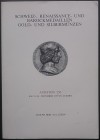 Hess. Auktion 250. Schweiz-, Renaissance- und Barockmedaillen Gold- und Silbermunzen. Zurigo, 13-14 Novembre 1979. Brossura editoriale, 1179 lotti, fo...