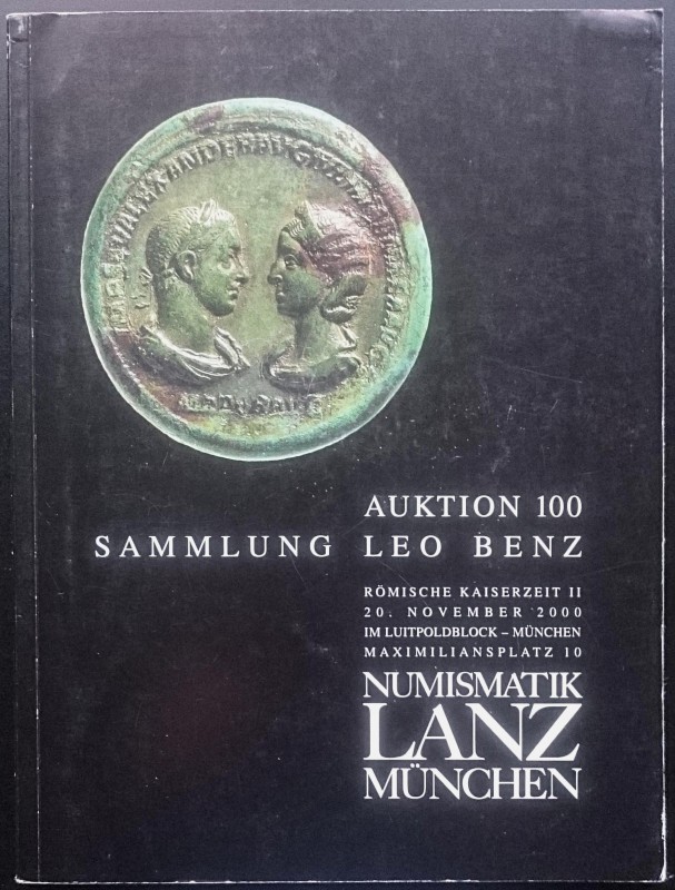 Lanz Numismatik. Auktion 100, Sammlung Leo Benz. München, 20 Novembre 2000. Rӧmi...