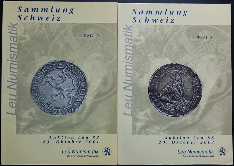 Leu Numismatik. Samlung Schweiz, Teil 1, Teil 3. Zurigo 23 Ottobre 2001, 20 Otto...