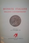 MONTENAPOLEONE Aste d’Arte – Asta Milano, 24-25 novembre 1982. Catalogo n. 3. Monete italianedell’evo contemporaneo. pp. 54, nn. 735, tavv. 33