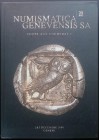 Numismatica Genevensis, Asta 5. Ginevra, 2-3 Dicembre 2008. Copertina rigida, 1496 lotti, foto a colori. Ottime condizioni, alcune annotazioni a penna