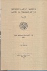 J. G. MILNE. – The Melos hoard of 1907. N.N.A.M. 62. New York, 1934. Ril. editoriale, pp. 19, ill. Buono stato.