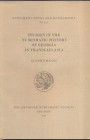 D. M. LANG. – Studies in the numismatic history of Georgia in Transcaucasia. N.N.A.M. 130. New York, 1955. Ril. editoriale, pp. 138, tavv. 15. Buono s...