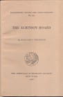 M. THOMPSON. – The Agrinion hoard. N.N.A.M. 159. New York, 1968. Ril. editoriale, pp. 130, tavv. 56. Buono stato, importante lavoro.