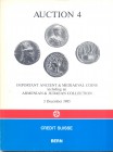 CREDIT SUISSE. – Auction 4. Important ancient & medieval coins including an Armenian & Judaean collection. Bern, 3 – December – 1985. pp. 133, nn. 859...