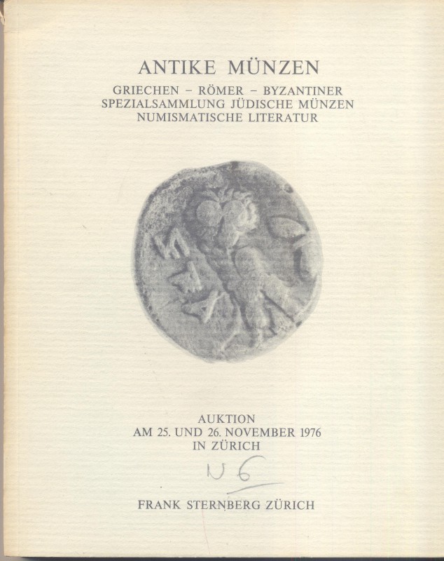 STERNBERG F. – Auktion 6. Antike munzen; Griechen – Romer – Byzantiner – Spezial...