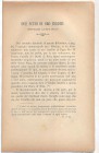 GENTILI DI ROVELLONE T. - Due scudi di oro inediti spettanti a Papa Pio IV. Camerino, 1883. pp. 223-230. ril carta varese, buono stato, raro.