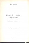 JOHNSON V. - Ritratti di medaglisti contemporanei < Francesco Giannone >. Mantova, 1968. pp. 6, ill. nel testo. brossura ed. buono stato.