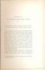 PASSERINI L. - Sigillo del Cardinale Andrea Della Valle. Firenze, 1873. pp. 6. ril. cartoncino, buono stato, raro e importante.