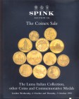 SPINK. - The Luma italian collection, other coins, commemorative medals. London, 7 - October - 1999. pp. 232, tavv. nel testo. ril. editoriale, buono ...