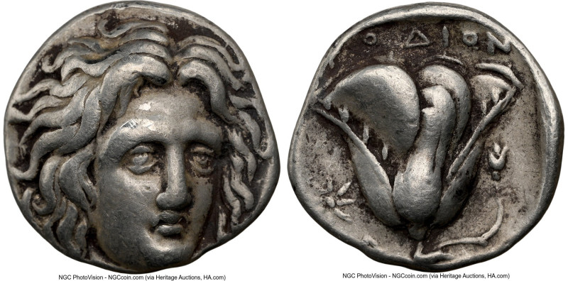 CARIAN ISLANDS. Rhodes. Ca. 305-275 BC. AR didrachm (18mm, 12h). NGC VF. Head of...