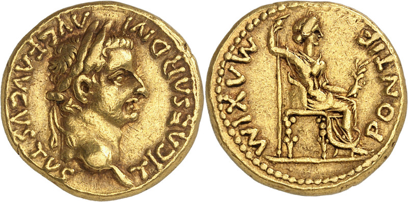 TIBERIUS, 14-3

Aureus, Lugdunum, 16-37. TI CAESAR DIVI – AVG F AVGVSTVS. Kopf...