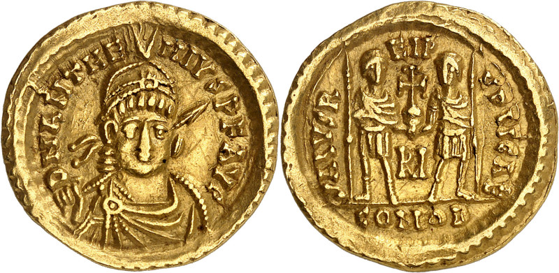 ANTHEMIUS, 467-472

Solidus, Rom, ca. 467-472. D N ANTHE – MIVS P F AG. Büste ...