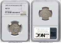 British Colony. Victoria 25 Cents 1895 AU53 NGC, KM9. HID09801242017 © 2024 Heritage Auctions | All Rights Reserved