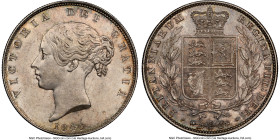 Victoria 1/2 Crown 1846 MS63 NGC, KM740, S-3888, ESC-2724. A boisterous representative of this often undervalued type, generally outshined by the full...