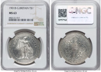 Victoria Trade Dollar 1901-B MS63 NGC, Bombay mint, KM-T5, Prid-11. A beautifully lustrous, untoned Choice example. HID09801242017 © 2024 Heritage Auc...