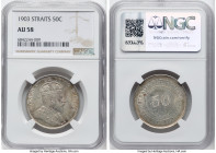 British Colony. Edward VII 50 Cents 1903 AU58 NGC, KM23. Three year type with fully struck planchet and plenty of flash. HID09801242017 © 2024 Heritag...