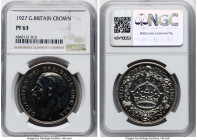 George V Proof Crown 1927 PR63 NGC, KM836, S-4036. HID09801242017 © 2024 Heritage Auctions | All Rights Reserved