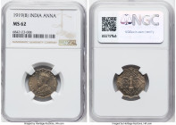 British India. George V Anna 1919-(b) MS62 NGC, Bombay mint, KM513, S&W-8.292. HID09801242017 © 2024 Heritage Auctions | All Rights Reserved