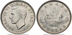 George VI Dollar 1937 MS63 NGC, Royal Canadian mint, KM37. HID09801242017 © 2024 Heritage Auctions | All Rights Reserved