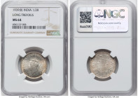 British India. George VI 1/2 Rupee 1939-(b) MS64 NGC, Bombay mint, KM549, S&W-9.47./ Long trefoils variety. HID09801242017 © 2024 Heritage Auctions | ...