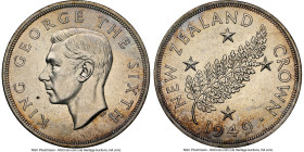 George VI "Proposed Royal Visit" Crown 1949 MS64 NGC, KM22. HID09801242017 © 2024 Heritage Auctions | All Rights Reserved