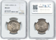 George VI 2 Shillings 1948 MS64+ NGC, KM38.1. Watery resplendence abounds this conditional outlier. HID09801242017 © 2024 Heritage Auctions | All Righ...