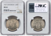 British Colony. George VI 1/2 Crown 1937 MS64 NGC, KM13. HID09801242017 © 2024 Heritage Auctions | All Rights Reserved