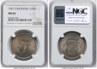 British Colony. George VI 1/2 Crown 1947 MS64 NGC, KM15b. HID09801242017 © 2024 Heritage Auctions | All Rights Reserved