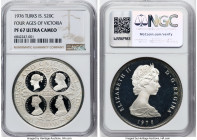 British Colony. Elizabeth II silver Proof "Four Ages of Victoria" 20 Crowns 1976 PR67 Ultra Cameo NGC, KM14. HID09801242017 © 2024 Heritage Auctions |...