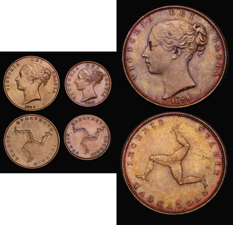 Isle of Man (3) Penny 1839 S.7417, Pridmore 20, M. 83, EF with some minor contac...