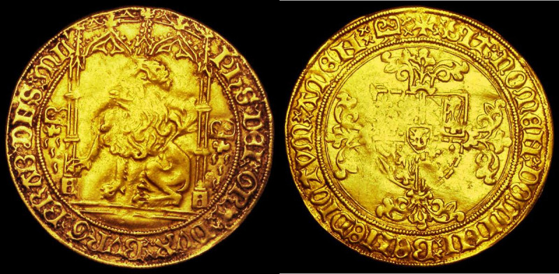 Belgian States - Brabant Gold Lion, Philip The Good, (1430-1467) Obverse: Lion s...