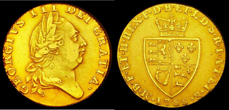 Guinea 1788 S.3729 Fine, gilded